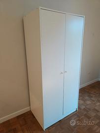 Armadio legno bianco 2 ante