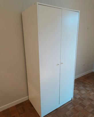 Armadio legno bianco 2 ante