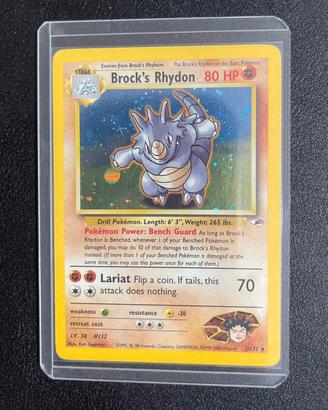 Brock's Rhydon - Pokémon Gym Challenge 2/132 - Ing
