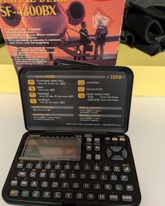 Casio Digital Diary SF-4300B 32KB – Vintage