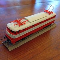 LIMA H0 locomotiva FS Tartaruga e444.001 rossa