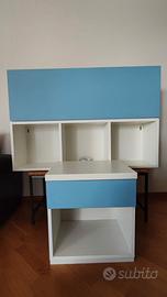 Camera bambino bianca e azzurra marca Giessegi