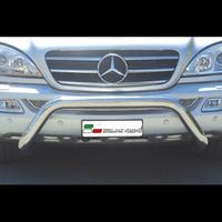 Mercedes ML W163 2002>2005 Bull Bar e pedane inox