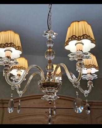 Lampadario in cristallo 
