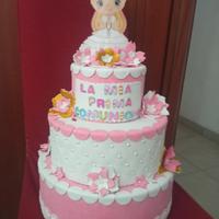 torta scenografica comunione bambina 