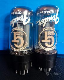 6L6GT COPPIA TUBI FENDER SOVTEK MADE IN RUSSIA
