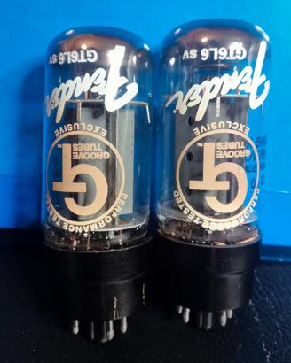 6L6GT COPPIA TUBI FENDER SOVTEK MADE IN RUSSIA