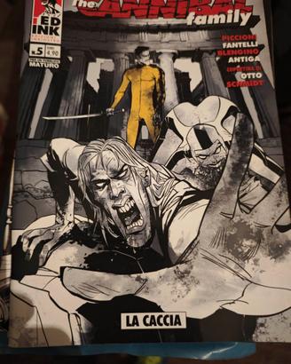 5 FUMETTI SERIE THE CANNIBAL FAMILY ED INKIOSTRO