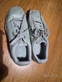 scarpe puma glitterate grigie