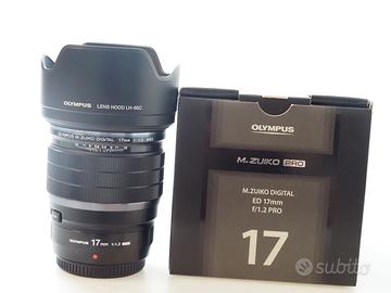 OLYMPUS  ED 17MM F 1.2 PRO