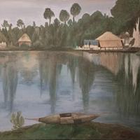 dipinto su tela, Paesaggio