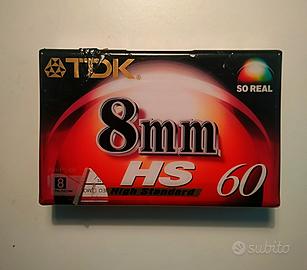 TDK HS 60 8mm videocassetta vergine sigillata 
