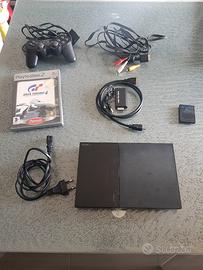 PlayStation 2 Ultra Slim + Adattatore HDMI + Gioco