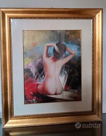 Dipinto olio su tela di E. Farinelli