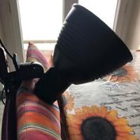 Lampada faro con pinza e cavo lungo