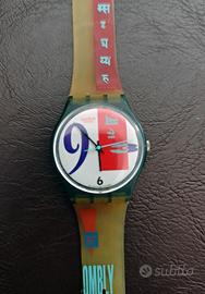 Swatch Gent 1991 Bold Face Gn112 FUNZIONANTE