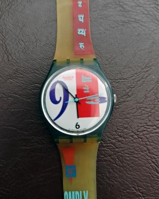 Swatch Gent 1991 Bold Face Gn112 FUNZIONANTE