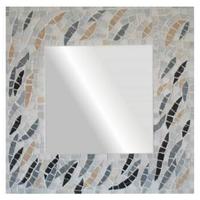 Specchio  con cornice in mosaico 