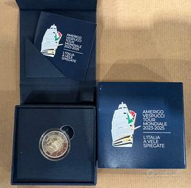 2 euro Vespucci moneta