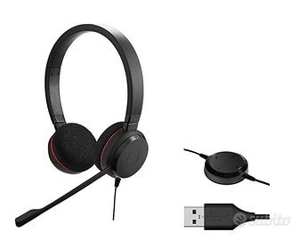 Jabra Evolve 20 UC Cuffie Stereo Certificate Teams