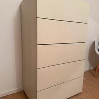 Cassettiera/settimanale beige laminato