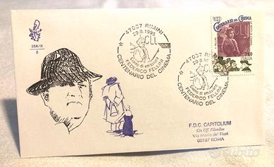 Centenario  Cinema Fellini - FDC Numerata 1995