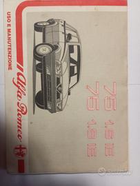 libretto alfa romeo 75