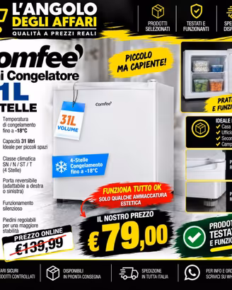 Mini congelatore Comfee