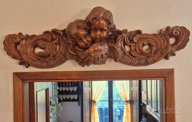 FREGIO ANGELI BAROCCO SHABBY EFFETTO LEGNO (SIA)