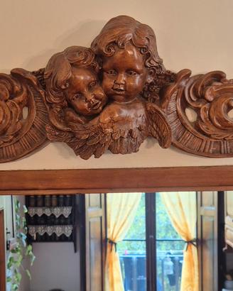 FREGIO ANGELI BAROCCO SHABBY EFFETTO LEGNO (SIA)