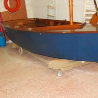 Rara barca a vela in legno stile Lightning