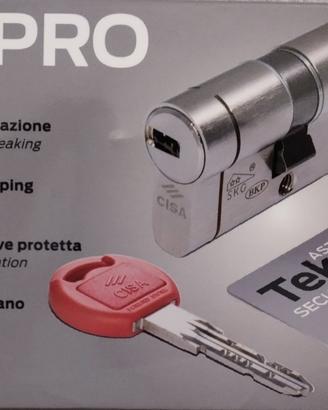 Cilindro CISA con chiave a duplicazione protetta