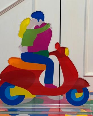 Marco Lodola serigrafia in plexiglass our secret