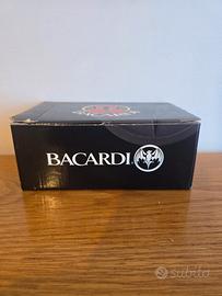 Set bicchierini sho chupito Bacardi con scatola 