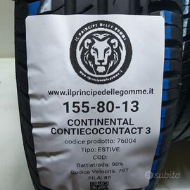 2 GOMME 155 80 13 CONTINENTAL A76004