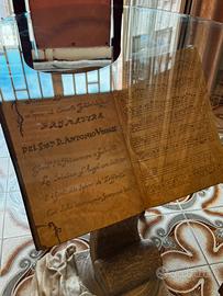 Tavolo antico come nuovo in vetro temperat cristal