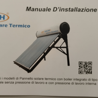 Pannello solare per acqua calda