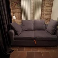Divano letto IKEA GRÖNLID 2 posti - grigio fumo