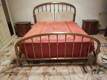 letto in ottone