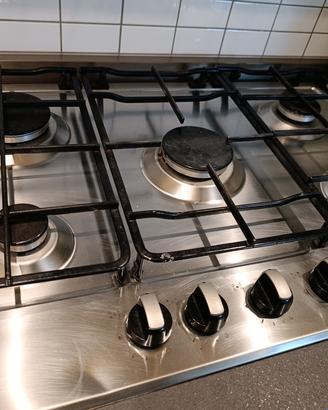 piano cottura gas Hotpoint  5 fuochi 