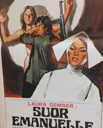 SUOR EMANUELLE
locandina cinema film erotico 1977