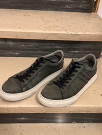 Sneakers hogan uomo in pelle blu ( da rigenerare)