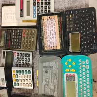 lotto di calcolatrici