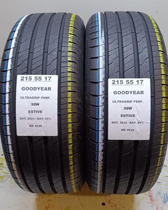 2 GOMME 215 55 17 GOODYEAR RIF4539