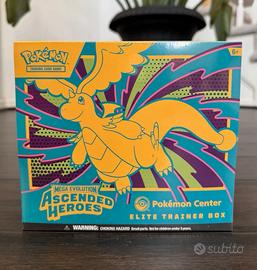 Ascended heroes pokemon center etb + case acrilico