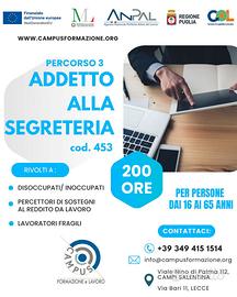 Corso GOL Addetto Alla Segreteria Con Rimborso