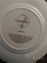 13 PIATTI WEDGWOOD ORIGIN.AMERICAN SAILING SCHIP