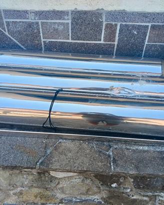 tubi inox coibentati canna fumaria + comignolo 