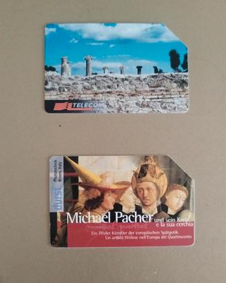 Schede telefoniche lotto "arte" 1999/2000;
