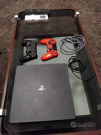 Ps4 slim 1 tera con 2 joypad + cavi